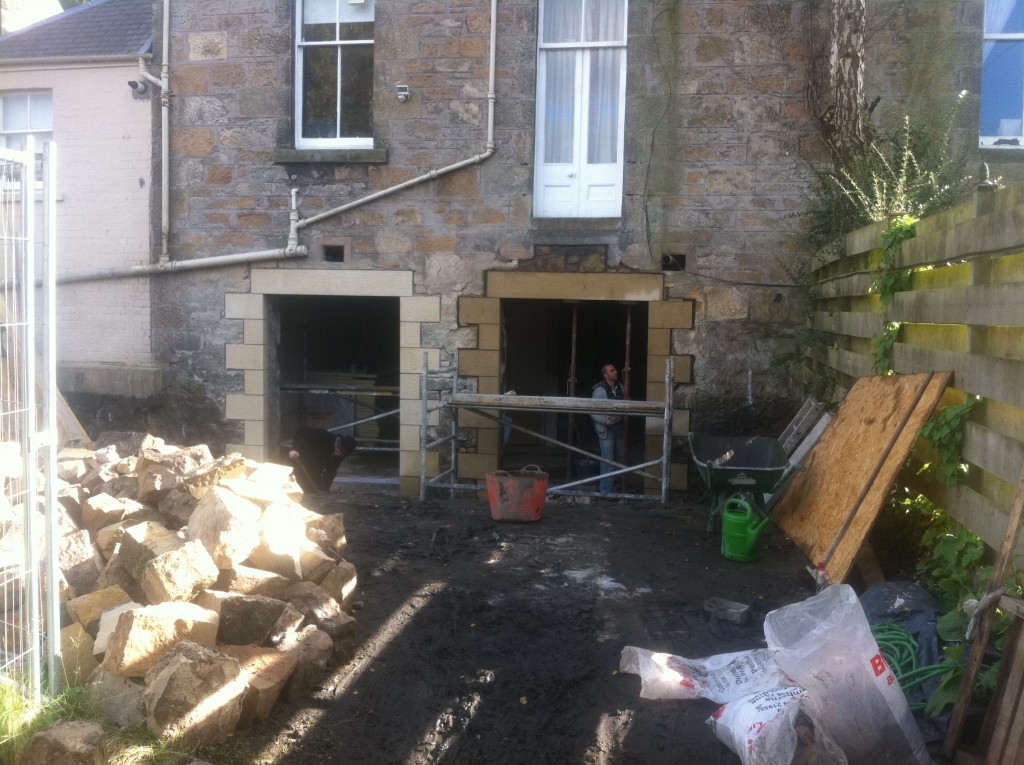 Bridge of Allan Stone - Basement Conversion - King's Park Stirling - work in progress Bridge of Allan Stone - Serving Scotland's towns