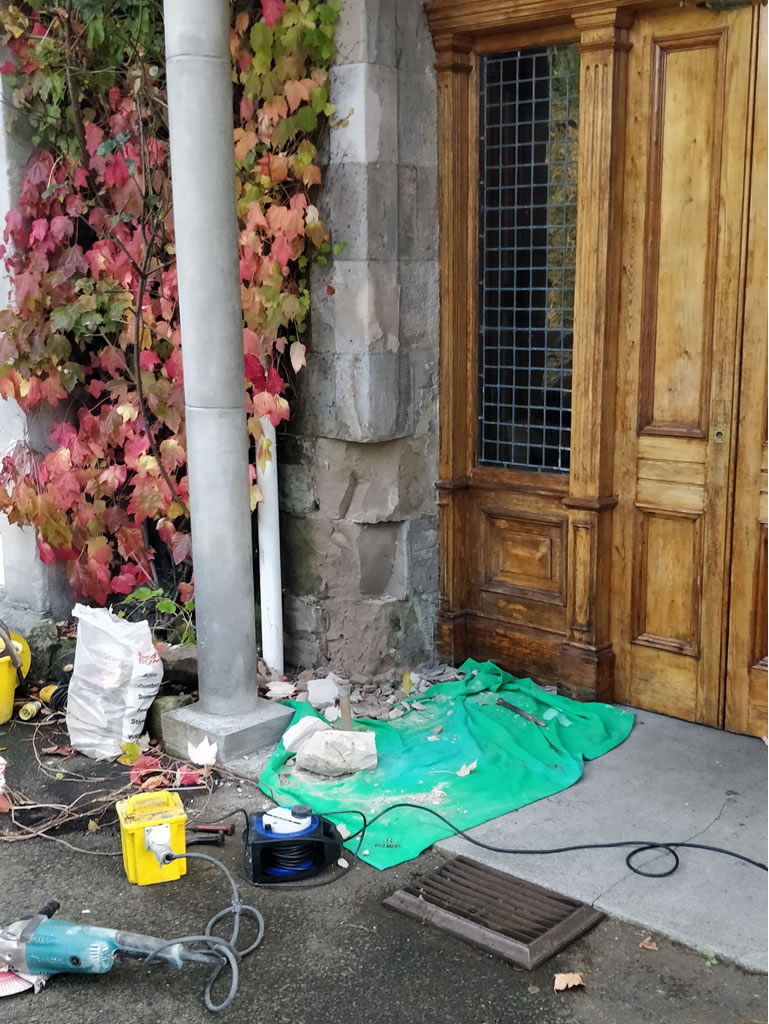 Bridge of Allan Stone - Front door entrance stonework. Bridge of Allan Stone - Testimonials