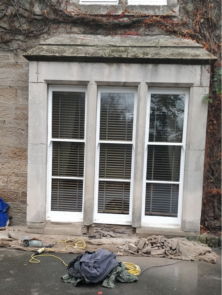 Bridge of Allan Stone - Three window cill repaired. Bridge of Allan Stone - Testimonials